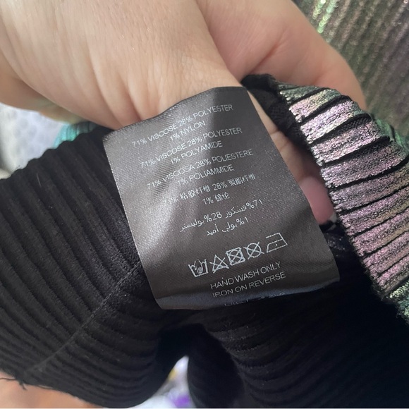 CHRISTOPHER KANE Multicolor Foil Cardigan - Picture 9 of 9